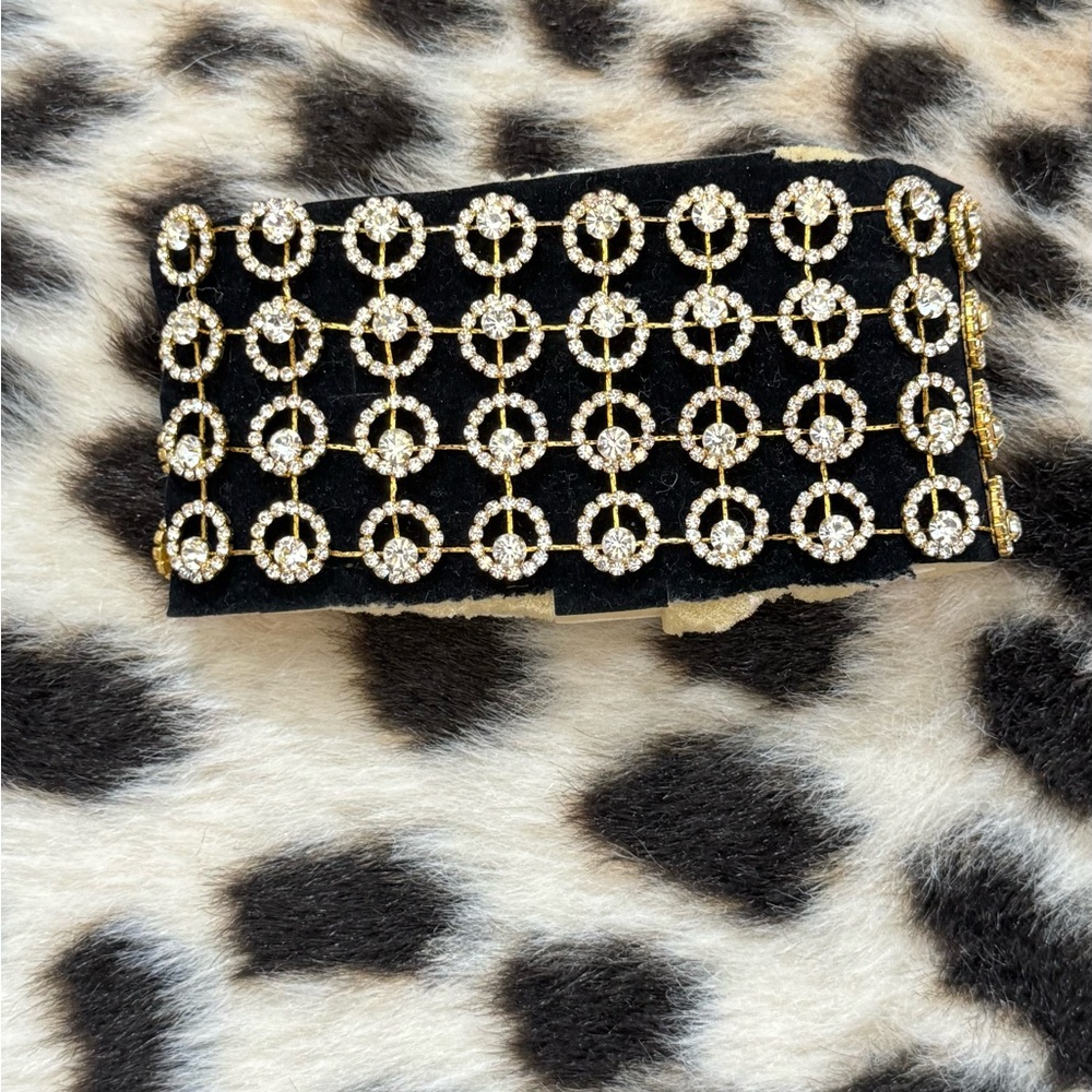 Gold Crystal Choker